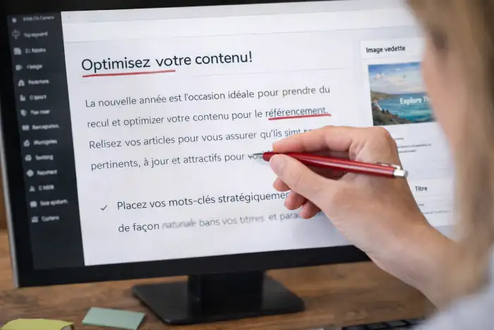 revision de contenu, vérification seo inline