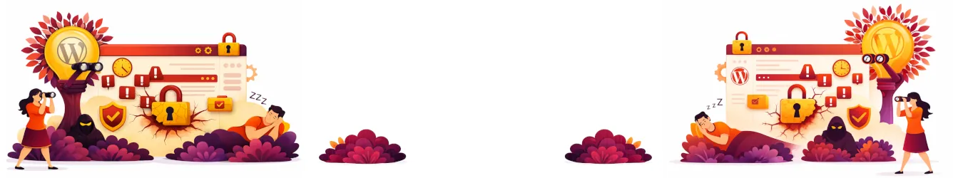 site WordPress sécurisé non surveillé et piraté