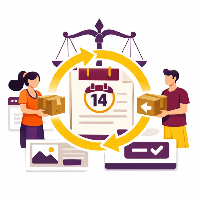 droit retractation sur site wordpress woocommerce