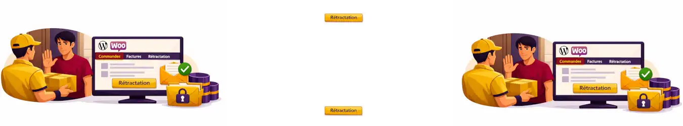 evolution du droit de retractation adapter wordpress et woo
